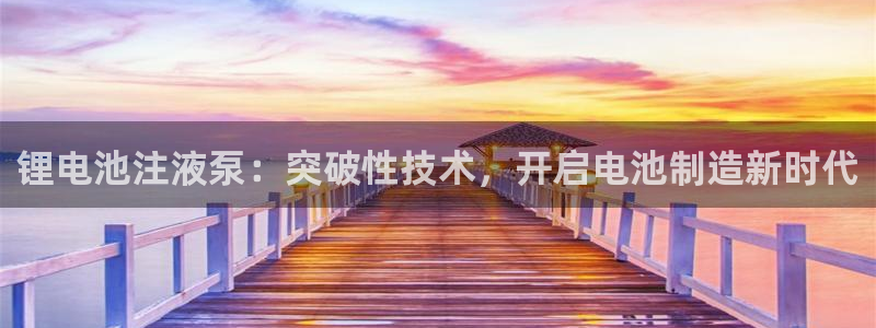 尊龙凯时账号异常审核提不了款怎么办：锂电池注液泵：突破性技术，开启电池制造新时代